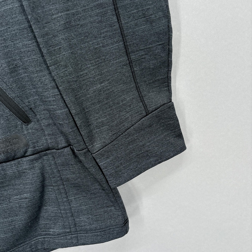 North Face Hoodie Womens XL Gray Black Pullover Fleece Lined Anorak Outdoor Warm - Picture 5 of 16